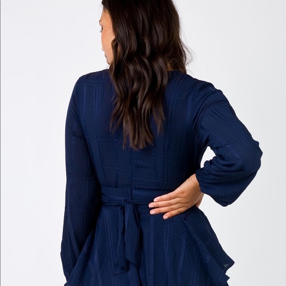 Navy Blue Playsuit (Romper) - Picture 3 of 4